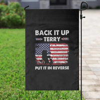 Funny 4th Of July Garden Flag Back Up Terry Put It In Reverse Firework
