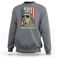 Benjamin Franklin Sweatshirt Ben Drankin' Funny - Wonder Print Shop