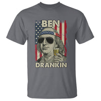 Benjamin Franklin T Shirt Ben Drankin' Funny - Wonder Print Shop