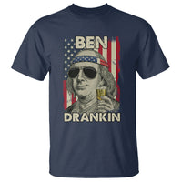 Benjamin Franklin T Shirt Ben Drankin' Funny - Wonder Print Shop