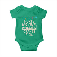 Diversity Hurts No One Baby Onesie Equality and Inclusion Bold Statement - Wonder Print Shop
