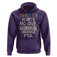 Diversity Hurts No One Hoodie Equality and Inclusion Bold Statement - Wonder Print Shop