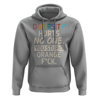 Diversity Hurts No One Hoodie Equality and Inclusion Bold Statement - Wonder Print Shop