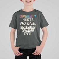Diversity Hurts No One T Shirt For Kid Equality and Inclusion Bold Statement - Wonder Print Shop