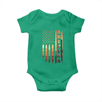 Patriotic Arizona Flag Sunset Graphic Baby Onesie American Flag Southwest Desert Saguaro Cactus State Pride Souvenir