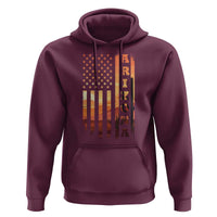 Patriotic Arizona Flag Sunset Graphic Hoodie American Flag Southwest Desert Saguaro Cactus State Pride Souvenir