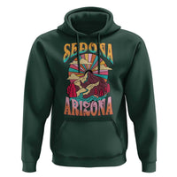 Vintage Retro Sedona Arizona Graphic Hoodie Psychedelic Red Rock Mountain Sunset Travel Souvenir