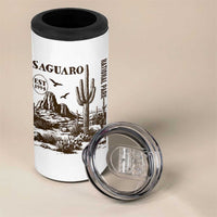 Vintage Saguaro National Park Est 1994 Graphic 4 in 1 Can Cooler Tumbler Retro Arizona Desert Mountain Hiking Souvenir