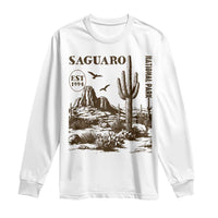 Vintage Saguaro National Park Est 1994 Graphic Long Sleeve Shirt Retro Arizona Desert Mountain Hiking Souvenir