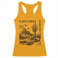 Vintage Saguaro National Park Est 1994 Graphic Racerback Tank Top Retro Arizona Desert Mountain Hiking Souvenir