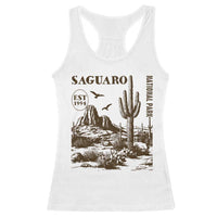 Vintage Saguaro National Park Est 1994 Graphic Racerback Tank Top Retro Arizona Desert Mountain Hiking Souvenir