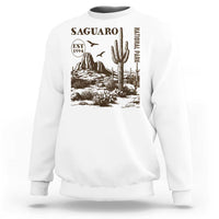 Vintage Saguaro National Park Est 1994 Graphic Sweatshirt Retro Arizona Desert Mountain Hiking Souvenir