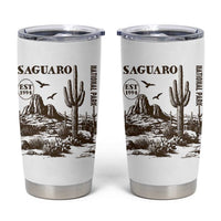 Vintage Saguaro National Park Est 1994 Graphic Tumbler Cup Retro Arizona Desert Mountain Hiking Souvenir