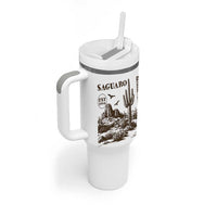 Vintage Saguaro National Park Est 1994 Graphic Tumbler With Handle Retro Arizona Desert Mountain Hiking Souvenir
