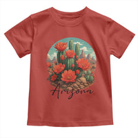 Beautiful Blooming Cactus Flower Arizona Graphic Toddler T Shirt Vintage Desert Botanical Floral Nature Souvenir