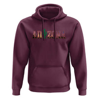 Scenic Arizona Sunset Landscape Graphic Hoodie Southwest Saguaro Cactus Letters Travel Souvenir