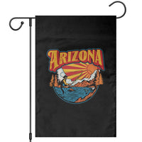 Retro Arizona Fly Fishing River Graphic Garden Flag Vintage Angler Outdoor Mountain Adventure Souvenir