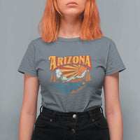 Retro Arizona Fly Fishing River Graphic T Shirt For Women Vintage Angler Outdoor Mountain Adventure Souvenir