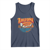 Retro Arizona Fly Fishing River Graphic Tank Top Vintage Angler Outdoor Mountain Adventure Souvenir