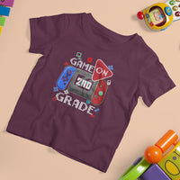 Game On 2nd Grade T Shirt For Kid Video Game Back To School Gaming - Wonder Print Shop