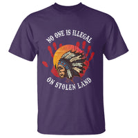 Native American T Shirt No One Is Illegal On Stolen Land Indigenous American Indian - Wonder Print Shop