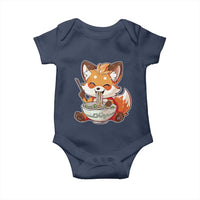 Kawaii Fox Ramen Japanese Baby Onesie Japanese Anime Otaku Manga Cute Graphic