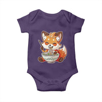 Kawaii Fox Ramen Japanese Baby Onesie Japanese Anime Otaku Manga Cute Graphic
