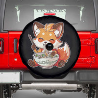 Kawaii Fox Ramen Japanese Spare Tire Cover Japanese Anime Otaku Manga Cute Graphic