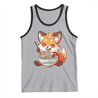 Kawaii Fox Ramen Japanese Tank Top Japanese Anime Otaku Manga Cute Graphic