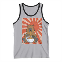 Kawaii Capybara Ramen Tank Top Cute Capy Meme Japanese Noodles Lover