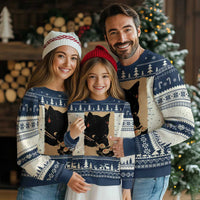 Kawaii Cat Eating Sushi Ugly Christmas Sweater Japanese Anime Manga Otaku Retro Vintage Graphic - Wonder Print Shop