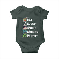 Eat Sleep Anime Gaming Repeat Baby Onesie Kawaii Otaku Gamer Manga Lover