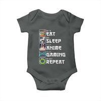 Eat Sleep Anime Gaming Repeat Baby Onesie Kawaii Otaku Gamer Manga Lover