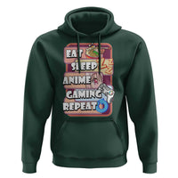 Eat Sleep Anime Gaming Repeat Hoodie Kawaii Otaku Manga Ramen Lover