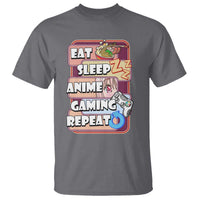 Eat Sleep Anime Gaming Repeat T Shirt Kawaii Otaku Manga Ramen Lover - Wonder Print Shop