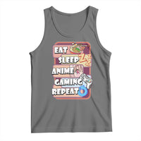 Eat Sleep Anime Gaming Repeat Tank Top Kawaii Otaku Manga Ramen Lover
