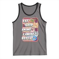 Eat Sleep Anime Gaming Repeat Tank Top Kawaii Otaku Manga Ramen Lover