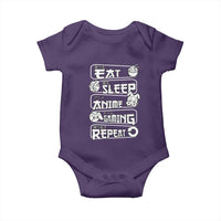 Eat Sleep Anime Gaming Repeat Baby Onesie Otaku Gamer Manga Lover
