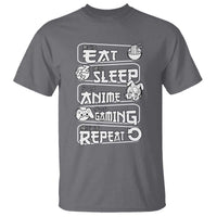 Eat Sleep Anime Gaming Repeat T Shirt Otaku Gamer Manga Lover - Wonder Print Shop