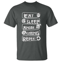Eat Sleep Anime Gaming Repeat T Shirt Otaku Gamer Manga Lover - Wonder Print Shop