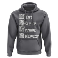 Eat Sleep Anime Repeat Hoodie Japan Otaku Manga Lover