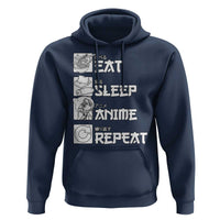 Eat Sleep Anime Repeat Hoodie Japan Otaku Manga Lover