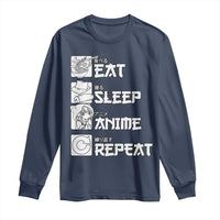 Eat Sleep Anime Repeat Long Sleeve Shirt Japan Otaku Manga Lover