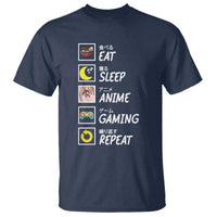 Eat Sleep Anime Gaming Repeat T Shirt Kawaii Otaku Gamer Manga Ramen Lover - Wonder Print Shop