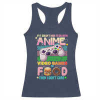 Anime Video Games Food Racerback Tank Top Japan Kawaii Gamer Otaku Aesthetic