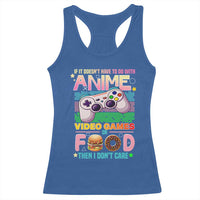 Anime Video Games Food Racerback Tank Top Japan Kawaii Gamer Otaku Aesthetic