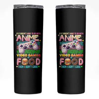 Anime Video Games Food Skinny Tumbler Japan Kawaii Gamer Otaku Aesthetic