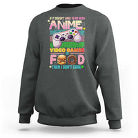 Anime Video Games Food Sweatshirt Japan Kawaii Gamer Otaku Aesthetic
