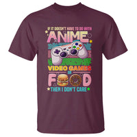 Anime Video Games Food T Shirt Japan Kawaii Gamer Otaku Aesthetic