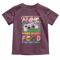 Anime Video Games Food Toddler T Shirt Japan Kawaii Gamer Otaku Aesthetic